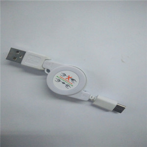 สาย USB แบบยืดหดได้ Type C เป็น USB 2.0 สำหรับ Android ชาร์จเร็ว สายทองแดงแท้ หุ้มด้วย PVC - Product Image 4