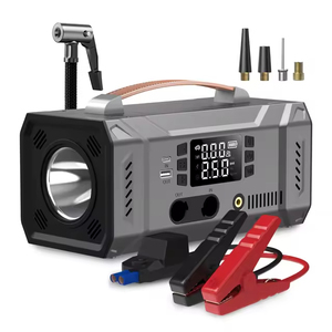 <span class=keywords><strong>Booster</strong></span> de batterie et compresseur d'air pour camion et moto, démarreur de saut portable 12V, batterie externe avec gonfleur de pneus - Product Image 1
