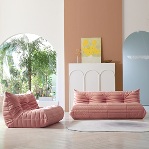 Sillón Individual Nórdico ATUNUS, <span class=keywords><strong>Cómodo</strong></span>, sin Patas, Tipo Sofá de Piso para Sala de Estar, Reclinable, Tatami Grande, Sofá Relajante - Product Image 3