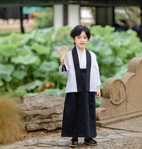 <span class=keywords><strong>Costume</strong></span> <span class=keywords><strong>traditionnel</strong></span> japonais pour enfants, kimono, vêtements de samouraï pour enfants, cardigan kimono pour garçons, ensembles de kimono, vêtements de scène pour enfants - Product Image 4