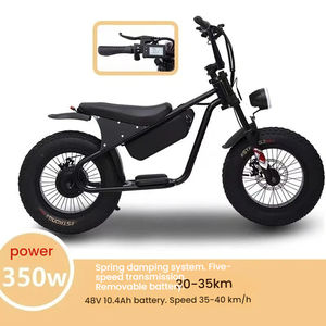 Bicicletas Eléctricas de Montaña de Alto Rendimiento con Motor Central de Litio, Neumáticos Gruesos, Estilo Retro, Todoterreno, para la <span class=keywords><strong>Aventura</strong></span> Definitiva - Product Image 5