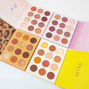 KILLFE Organic Vegan Mineral 12 Color <strong>Eyeshadow</strong> Palette Cruelty Free Harmless Chemical Ingredient Makeup Pallet