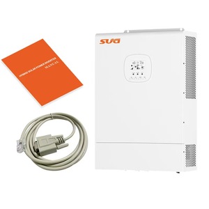 Precio de Fábrica, Sistema Solar Híbrido de 5.5KVA 5000W con Onda Sinusoidal Pura, Salida Única, Conexión a Red/Aislada - Product Image 1