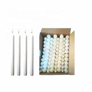 Candela bianca all'ingrosso del bastone della conicità per la decorazione domestica/tavola di cena/matrimoni - Product Image 3