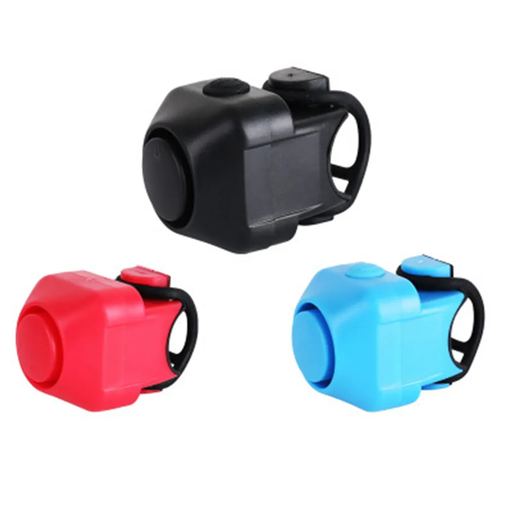 Bike Electronic Loud Horn 130 db Warning Safety Electric Bell Bicycle Handlebar Alarm Ring Bell Cycling Accessories