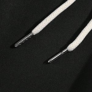 Pantalon de jogging ample pour homme, style streetwear, double couche, personnalisé, déchiré, bords bruts, broderie et imprimé, vente en gros - Product Image 4