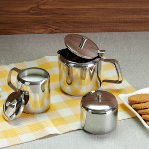 Compact and Lightweight Metal Tea Set Designed for Picnics and <b>Travel</b> Designer Coffee Teapot Drinkware High Quality Wholesale - Product Image 1