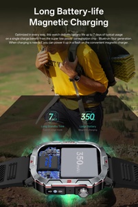 Artesanía extraordinaria Modos multideportivos Listo para cualquier cosa Reloj inteligente C40 Pro Compatible con llamadas BT de monitoreo de salud las 24 horas - Product Image 4