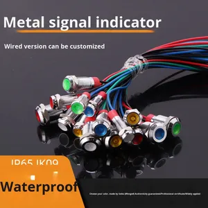Professional Manufacture Cheap Led <strong>Indicator</strong> <strong>Light</strong> Metal Signal Flat Metal Led <strong>Indicator</strong> Lamp <strong>Light</strong> - Product Image 5