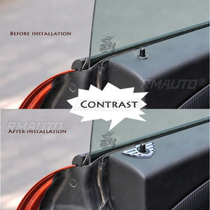 Pegatinas para <span class=keywords><strong>Mini</strong></span> <span class=keywords><strong>Cooper</strong></span> Countryman R56, R50, R53, F56, F55, R60, R57, accesorios para coche, Pin de puerta, <span class=keywords><strong>emblema</strong></span> de ala, insignia, 1 unidad - Product Image 4