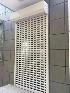 Portes <span class=keywords><strong>de</strong></span> <span class=keywords><strong>garage</strong></span> industrielles à enroulement en acier ignifugé au design moderne, avec télécommande, pour entrepôt - Product Image 2