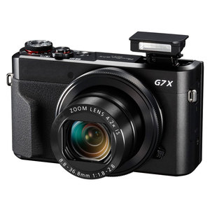 กล้องดิจิตอลระดับมืออาชีพ HD รุ่น G7 X Mark II สำหรับวีล็อก พกพาสะดวก ถ่ายวิดีโอสด พร้อมระบบกันสั่นแบบออปติคอล ชาร์จซ้ำได้ - Product Image 1
