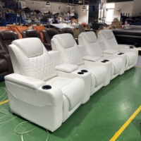3 Motoren Curve Row Home Recliner Diamant stiche Theater Sitz Theater Liege sofa Power Chair Sitz Wohnzimmer möbel