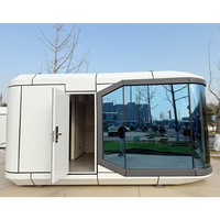 Maison modulaire portable en capsule, conteneur miniature, design moderne pour l'utilisation en entrepôt, cour, espace préfabriqué en Chine