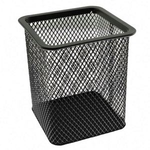 DH9862 Support de rangement de bureau en maille métallique réutilisable pour stylos, simple et créatif, noir, pièce unique - Product Image 4