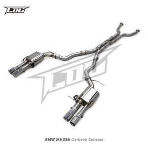 Auto Valvetronic Catback para <span class=keywords><strong>BMW</strong></span> <span class=keywords><strong>M5</strong></span> E60 5.0L 2003-2010 SUS304 Acero inoxidable Catback escape X tubo diseño silenciador escape - Product Image 5