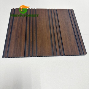 Panel de PVC Impermeable Azul Marino y Nogal Oscuro de Lujo Moderno, Estilo Chino, para Decoración de Paredes de Sala de Estar, Aislamiento Acústico para Toda <span class=keywords><strong>la</strong></span> Casa - Product Image 5
