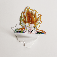 Autocollant de mouvement d'anime japonais Lenticular 3D Card Sticker Mix Designs of DBZ Design