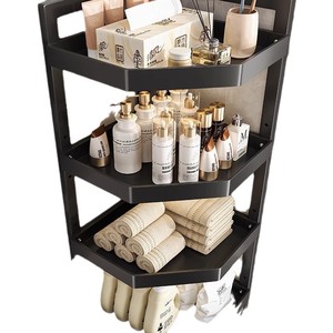 Estante de Almacenamiento Triangular para Baño, 60x70cm, 5 Niveles, Esquinero, Independiente, Duradero, para Lavabo y Artículos de Baño - Product Image 5