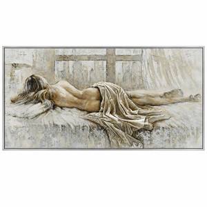 Pinturas al óleo modernas de mujer desnuda hechas a mano, arte de pared <span class=keywords><strong>en</strong></span> lienzo con marco <span class=keywords><strong>para</strong></span> decoración de pared <span class=keywords><strong>en</strong></span> galerías, hoteles y oficinas. - Product Image 2