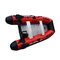 Bateau pneumatique rigide en aluminium et PVC, bateau de pêche à la carpe Zodiac robuste, bateau pneumatique de pêche à la rame pas cher pour la pêche