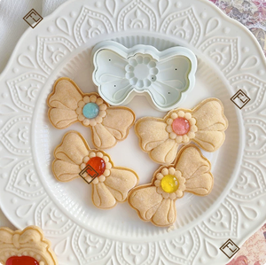 Moule à biscuits en ABS antiadhésif original d'usine, motif nœud papillon, pour la pâtisserie DIY - Product Image 5