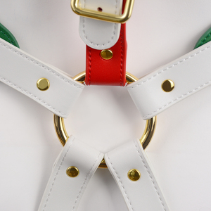 Menottes en cuir à thème de Noël conçues pour le <span class=keywords><strong>bondage</strong></span> du corps féminin pendant les jeux de rôle afin d'améliorer les expériences sexuelles - Product Image 4