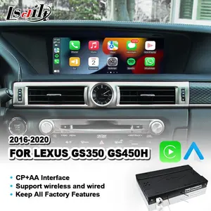 Lsailt CP AA 자동차 통합 비디오 인터페이스 렉서스 GS350 gsc300 GS 450h 마우스 제어 2016-2020