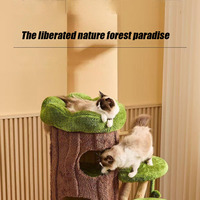Arbre à chat de qualité supérieure, forme d'arbre, peut servir de maison pour chat, mobilier pour chat, jouet pour chat, interactif, appartement pour chat, décoration de la maison pour chat