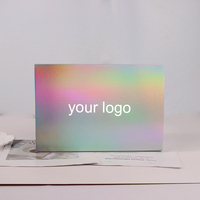 Logo personnalisé hologramme ondulé Mailer emballage expédition postale produit cosmétique boîte holographique