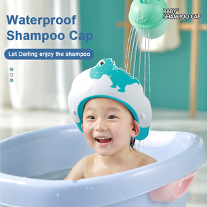 <strong>Dinosaur</strong> Design Baby Shower <strong>Hat</strong> Kids Shampoo <strong>Hats</strong> Sustainable Hair Washing <strong>Hat</strong> for Toddlers - Product Image 2