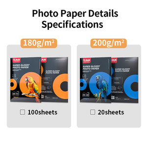 Carta Fotografica Lucida JOJO A4 per Stampanti a Getto d'Inchiostro - Uso su Un Lato 115g 135g 160g 180g 200g 230g 260g 300g - Product Image 4