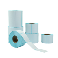 Autocollants adhésifs imperméables pour étiquettes d'expédition thermiques pour imprimante thermique, forte adhérence, étiquettes thermiques directes
