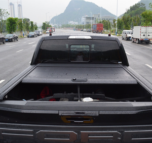 <span class=keywords><strong>Navara</strong></span> penutup Tonneau yang dapat ditarik untuk tempat tidur truk Pickup penutup Roller logam campuran aluminium keras untuk Ram 1500 Tacoma Tundra - Product Image 5