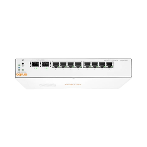 Commutateur 1U <span class=keywords><strong>JL680A</strong></span> 1930 instantané avec 8 ports 2SFP, capacité 1G/20 Gbit/s, PoE, VLAN, SNMP, QoS, port fibre SFP – Neuf et en stock - Product Image 1