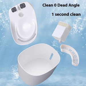 Fontaine à eau sans fil écologique pour <span class=keywords><strong>chat</strong></span> <span class=keywords><strong>et</strong></span> chien avec capteur de mouvement 2,2 L Distributeur automatique sans fil rechargeable pour animaux de compagnie - Product Image 5