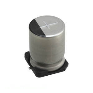 Condensador de Canal de Fabricante CAP ALUM 7.5UF 20% 450V SMD de Montaje en Superficie 7.5 uF ULT2W7R5MNL1GS - Product Image 1