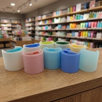 Bouchons à vis en PP 24/410 en gros pour bouteilles en plastique, contenants cosmétiques rechargeables format voyage, pour lotion, tonique, liquide, ouverture facile, 100 ml