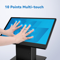 Máquina POS todo en uno de 15,6 "Impresora integrada Diseño de aluminio personalizable IP65 Pantalla táctil impermeable de 10 puntos Pantallas táctiles