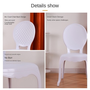 Sedia Moderna <span class=keywords><strong>in</strong></span> Polipropilene con Schienale <span class=keywords><strong>in</strong></span> <span class=keywords><strong>Legno</strong></span> Massello, Sedia Principessa <span class=keywords><strong>in</strong></span> Ferro per Hotel, Sale Banchetti e Matrimoni 20241219 XT - Product Image 3