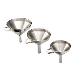 Entonnoir à large ouverture en acier inoxydable de qualité alimentaire avec poignée pour bocaux Mason, entonnoir de grande calibre pour confiture et cornichons, gadgets de cuisine - Product Image 4