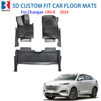Tapis de sol de voiture sur mesure 5D TPE, directement de l'usine, pour Changan UNI-K 2024 LHD, toutes saisons, imperméables, antidérapants