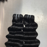 100% ¡Gran Oferta! Paquetes de Cabello Humano Ondulado Suelto Super Doble Trama, Completo de Raíz a Punta, Cabello Virgen para Tejer con Doble Trama
