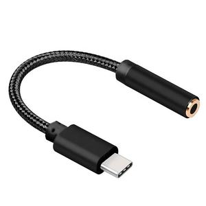 <span class=keywords><strong>Adaptateur</strong></span> audio USB C vers prise casque 3.5mm Type C Aux Female Dongle Cable Cord - Product Image 3