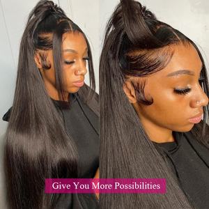 250 Density HD <b>Lace</b> <b>Front</b> <b>Wigs</b> Raw Indian Hair Straight for Women 13x6 HD Human Hair <b>Wig</b> Pre Plucked Glueless <b>Lace</b> Frontal <b>Wigs</b> - Product Image 3