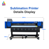 Nueva Impresora de Sublimación de Rollo a Rollo de Alta Precisión Ayf I3200-A1 de 2 Cabezales, Formato Ancho, Inyección de Tinta, 30m/h, Automática, 1 Año de Garantía