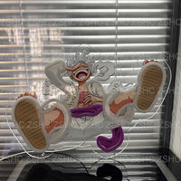 Venta al por mayor Venta caliente LED iluminación logo UV impreso 3D Anime luces de neón firmar pinturas y artes de pared