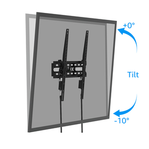 Support mural <span class=keywords><strong>TV</strong></span> inclinable 32-65 pouces Support <span class=keywords><strong>TV</strong></span> Support mural Support <span class=keywords><strong>TV</strong></span> Supporte jusqu'à 45kg/99lbs - Product Image 3