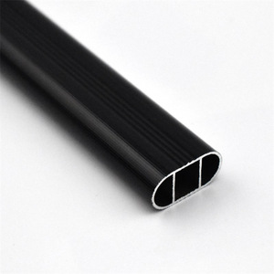 Cintre auto-adhésif en alliage d'aluminium à double trou, renforcé, silencieux, style champagne, noir, multifonction, facile à utiliser - Product Image 1