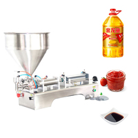 BN crème glacée beurre de cacahuète huile d'olive miel gelée Sauce bouteille poche pâte de tomate Machine de remplissage semi-automatique
